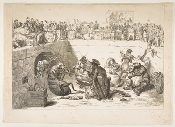 Le peuple livré aux taxes vampires, mai 1833