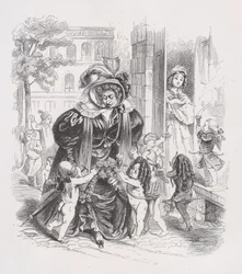 Les pauvres putti des œuvres complètes de Béranger, 1836
