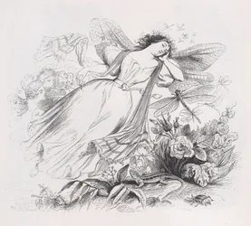 La Sylphide des Œuvres complètes de Béranger, 1836