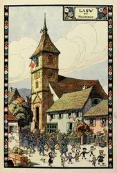 Le paradis tricolore : Lauw près de Massevaux 1918