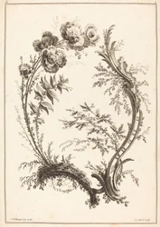 Ornement avec des fleurs