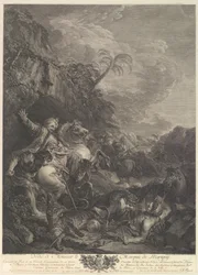 La Chasse au tigre, 18e siècle