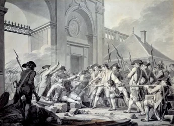 Affaire de Nancy : Le 31 août 1790, le marquis de Bouillé lance une répression contre les soldats de la garnison de Nancy, en rébellion contre leurs officiers