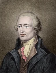 Portrait de Marie Jean Antoine Nicolas de Caritat, Marquis de Condorcet (1743 - 1794) Gravé par Jean Jacques Frilley (1797-1850)