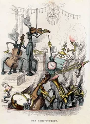 Concert de vapeur, 1844