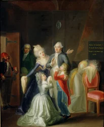 Adieux de Louis XVI par sa famille au Temple, 20 janvier 1793