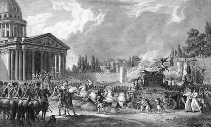 Transport des cendres de Voltaire au Panthéon, Paris