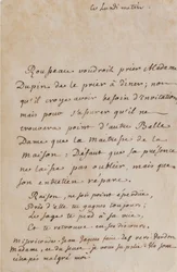 Correspondance Jean-Jacques Rousseau et Louise Dupin (vers 1754) (A05)
