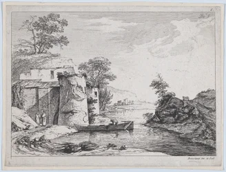 Vieilles Tours sur une Rive