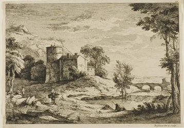 Paysanne chevauchant un âne