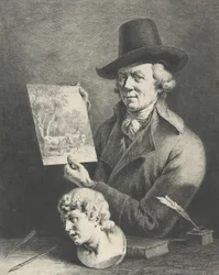 Autoportrait avec des vaches