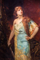 Judith, vers 1885 (Huile sur toile)