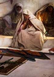 Le jour des funerailles - Scene du Maroc (detail)