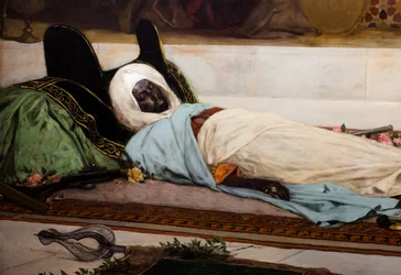 Le jour des funerailles - Scene du Maroc (detail)
