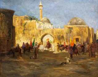 Sortie de la mosquée