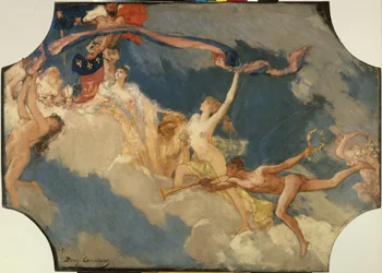 Esquisse pour la salle de banquet de l
