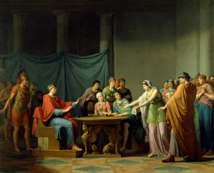 Bérénice réprimandant Ptolémée