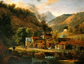 Paysage dauphinois, vers 1820