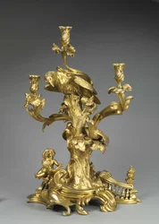 Candélabre, vers 1750