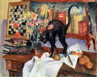 Nature morte avec un chat, 1912