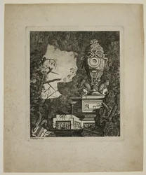 Statuaire antique en ruine