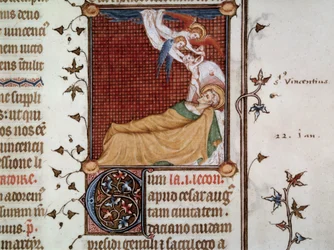La mort de Saint Vincent de Saragosse en 304