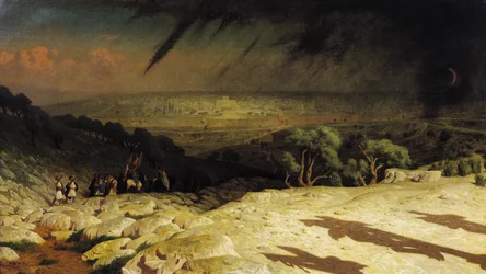 Jérusalem (Golgotha, Consummatum Est, Crucifixion) 1867 (huile sur toile)