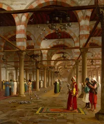 Prière dans la mosquée, 1871