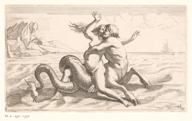 Triton enlevant une femme