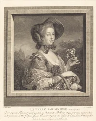 La Marquise de Pompadour en belle jardinière