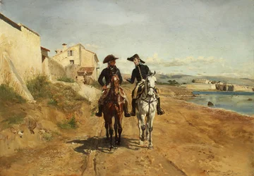 Un général et son aide-de-camp