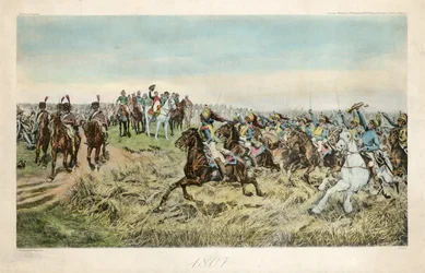 Charge des cuirassiers français à Friedland le 14 juin 1807