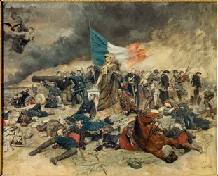 Le Siège de Paris (1870-1871), allégorie