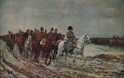 Napoléon pendant la campagne de France de 1814, 1864, vers 1915