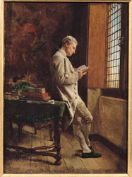 Le Lecteur en Blanc, 1857