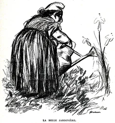 Dessin antisémite publié avant 1900 dans le journal « Psst...! »