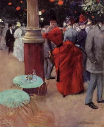 Au jardin public, vers 1884