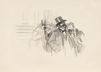 À la Bourse, vers 1900