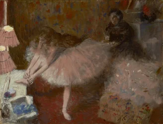 Danseuse dans sa loge, c.1890