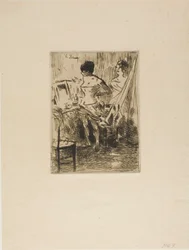 Danseuses dans leur loge