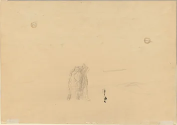 Figures dans un paysage (verso)