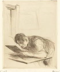 Gravure de Forain (première planche)