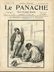 Illustration de Jean-Louis Forain pour la couverture de Le Panache, magazine royaliste illustré
