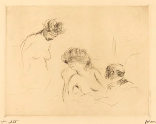 Dans une chambre privée (troisième planche)