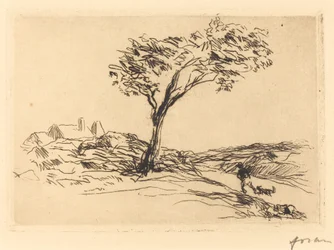 Paysage dans les environs de Versailles