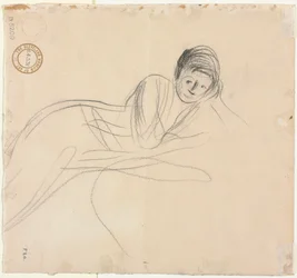 Femme Allongée (verso)