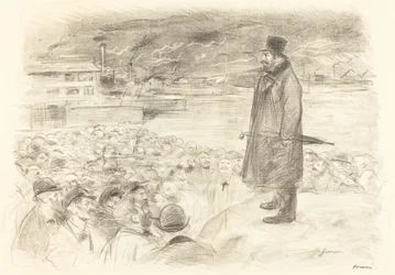 Scène de grève (troisième planche)