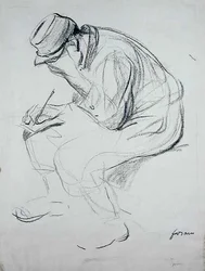 Soldat écrivant