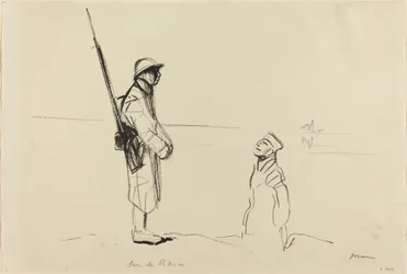 Sur le Rhin, vers 1914-1919