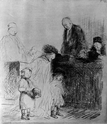La sortie du public, 1925